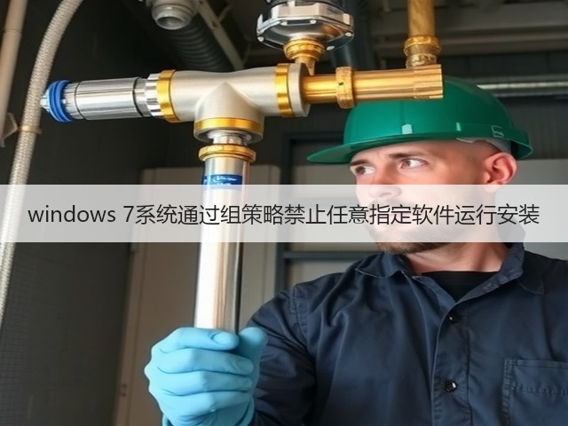 windows 7系统通过组策略禁止任意指定软件运行安装(图1) windows 7系统通过组策略禁止任意指定软件运行安装(图1)
