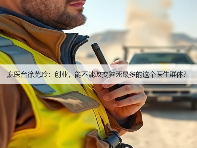 麻医台徐芜玲:创业,能不能改变猝死最多的这个医生群体?(图1) 麻医台徐芜玲:创业,能不能改变猝死最多的这个医生群体?(图1)