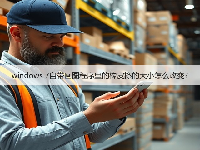 windows 7自带画图程序里的橡皮擦的大小怎么改变?(图3) windows 7自带画图程序里的橡皮擦的大小怎么改变?(图3)