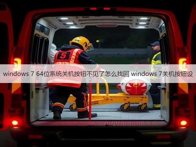 windows 7 64位系统关机按钮不见了怎么找回 windows 7关机按钮设(图2) windows 7 64位系统关机按钮不见了怎么找回 windows 7关机按钮设(图2)