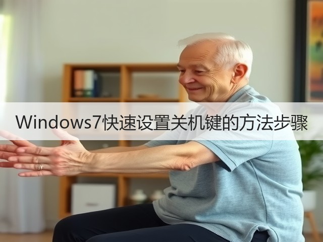 Windows7快速设置关机键的方法步骤(图3)