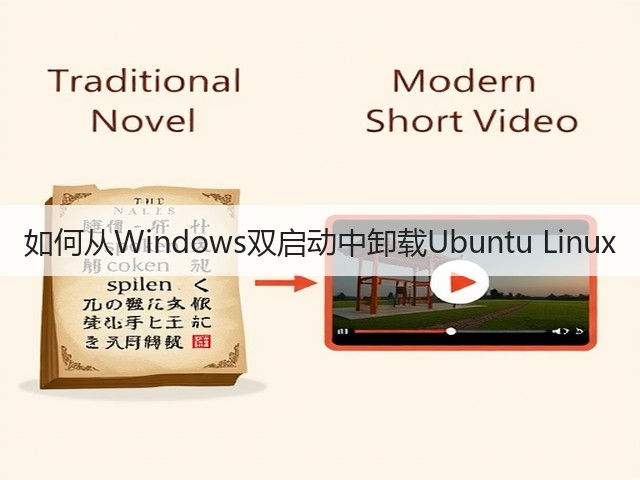 如何从Windows双启动中卸载Ubuntu Linux(图3) 如何从Windows双启动中卸载Ubuntu Linux(图3)