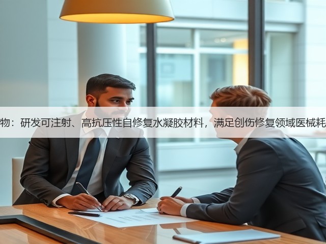 华诺生物:研发可注射、高抗压性自修复水凝胶材料,满足创伤修复领域医械耗材需求(图2) 华诺生物:研发可注射、高抗压性自修复水凝胶材料,满足创伤修复领域医械耗材需求(图2)