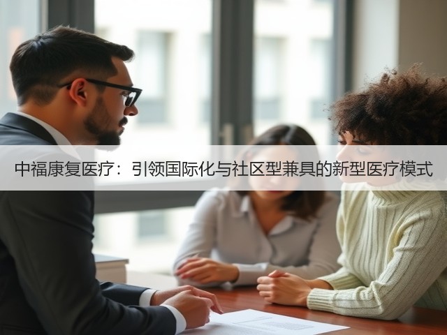 中福康复医疗:引领国际化与社区型兼具的新型医疗模式(图1) 中福康复医疗:引领国际化与社区型兼具的新型医疗模式(图1)