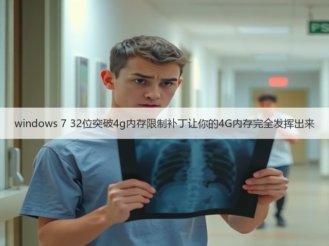 windows 7 32位突破4g内存限制补丁让你的4G内存完全发挥出来(图3) windows 7 32位突破4g内存限制补丁让你的4G内存完全发挥出来(图3)