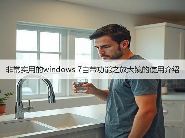 非常实用的windows 7自带功能之放大镜的使用介绍(图2) 非常实用的windows 7自带功能之放大镜的使用介绍(图2)