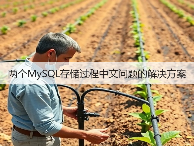 两个MySQL存储过程中文问题的解决方案(图2) 两个MySQL存储过程中文问题的解决方案(图2)
