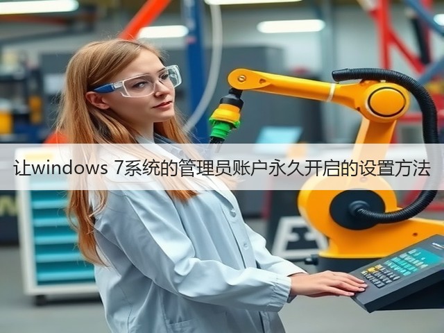让windows 7系统的管理员账户永久开启的设置方法(图2) 让windows 7系统的管理员账户永久开启的设置方法(图2)