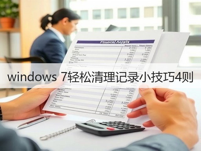 windows 7轻松清理记录小技巧4则(图2) windows 7轻松清理记录小技巧4则(图2)