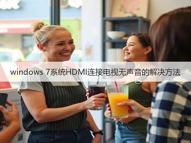 windows 7系统HDMI连接电视无声音的解决方法(图2)