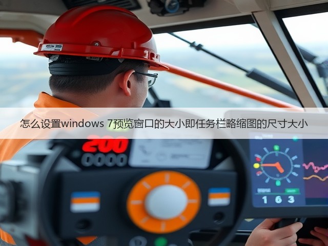 怎么设置windows 7预览窗口的大小即任务栏略缩图的尺寸大小(图2) 怎么设置windows 7预览窗口的大小即任务栏略缩图的尺寸大小(图2)