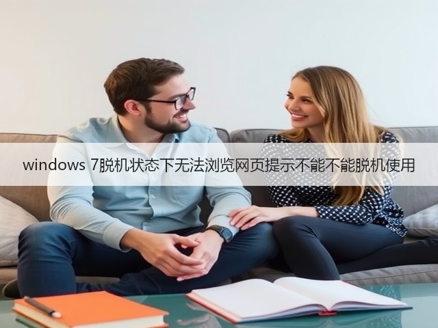 windows 7脱机状态下无法浏览网页提示不能不能脱机使用(图2)