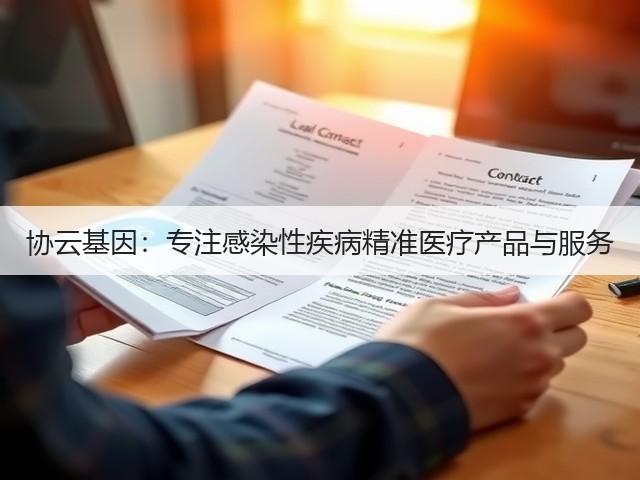 协云基因:专注感染性疾病精准医疗产品与服务(图1) 协云基因:专注感染性疾病精准医疗产品与服务(图1)
