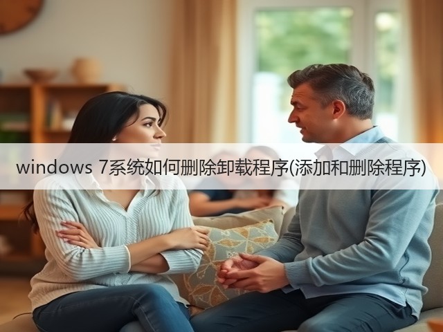 windows 7系统如何删除卸载程序(添加和删除程序)(图3) windows 7系统如何删除卸载程序(添加和删除程序)(图3)