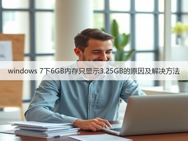 windows 7下6GB内存只显示3.25GB的原因及解决方法(图2) windows 7下6GB内存只显示3.25GB的原因及解决方法(图2)