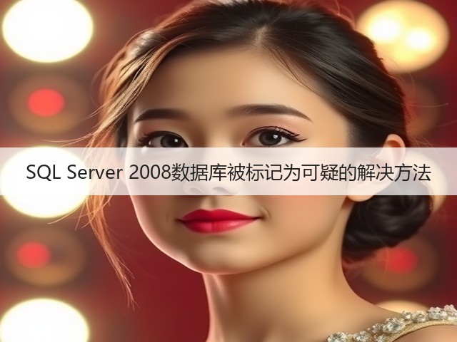 SQL Server 2008数据库被标记为可疑的解决方法(图2) SQL Server 2008数据库被标记为可疑的解决方法(图2)