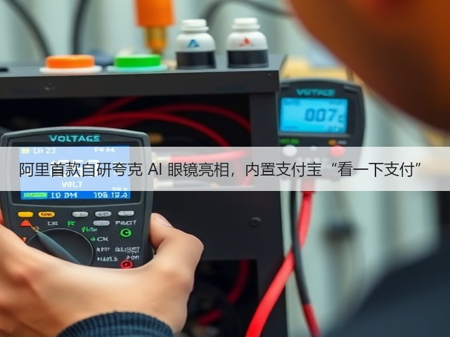 阿里首款自研夸克 AI 眼镜亮相,内置支付宝“看一下支付”(图1) 阿里首款自研夸克 AI 眼镜亮相,内置支付宝“看一下支付”(图1)