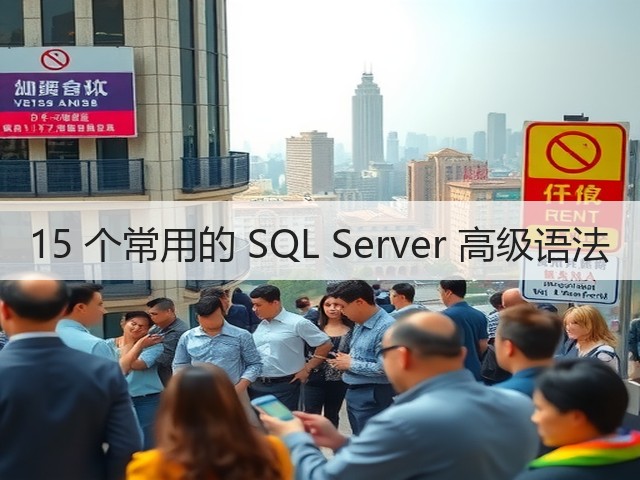 15 个常用的 SQL Server 高级语法(图2) 15 个常用的 SQL Server 高级语法(图2)