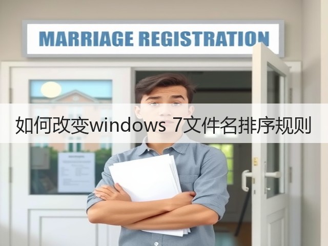 如何改变windows 7文件名排序规则(图2) 如何改变windows 7文件名排序规则(图2)