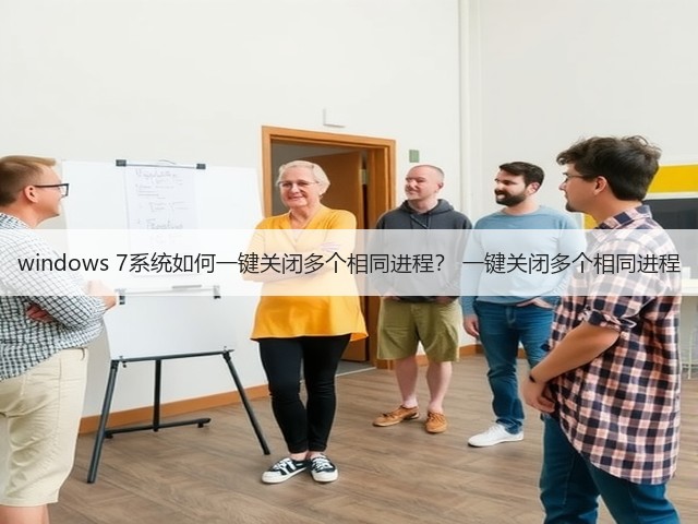 windows 7系统如何一键关闭多个相同进程? 一键关闭多个相同进程(图1) windows 7系统如何一键关闭多个相同进程? 一键关闭多个相同进程(图1)