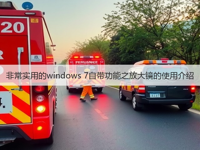 非常实用的windows 7自带功能之放大镜的使用介绍(图3) 非常实用的windows 7自带功能之放大镜的使用介绍(图3)