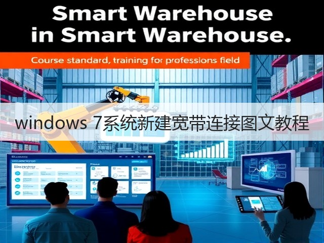 windows 7系统新建宽带连接图文教程(图2) windows 7系统新建宽带连接图文教程(图2)