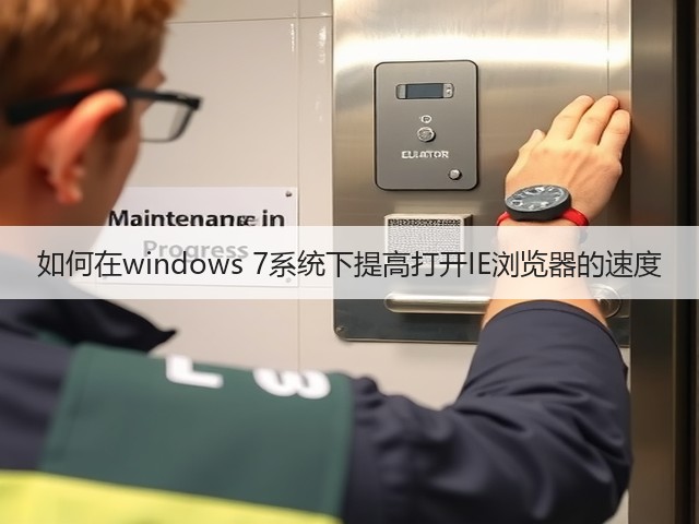 如何在windows 7系统下提高打开IE浏览器的速度(图2)