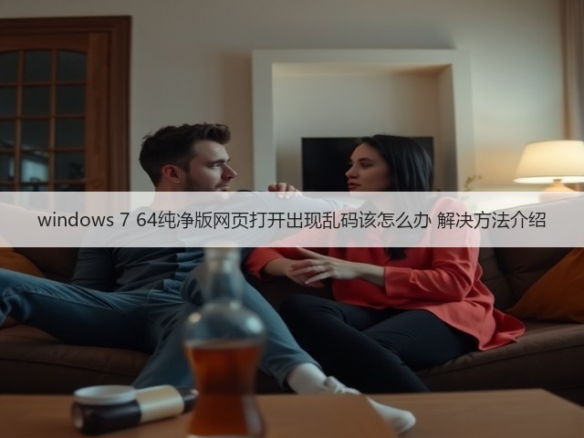 windows 7 64纯净版网页打开出现乱码该怎么办 解决方法介绍(图2) windows 7 64纯净版网页打开出现乱码该怎么办 解决方法介绍(图2)