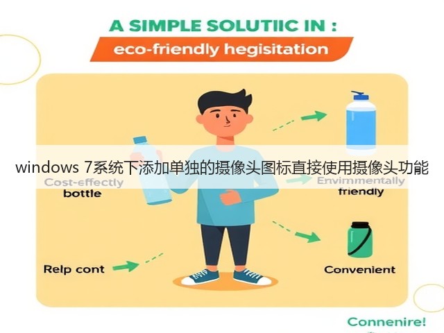 windows 7系统下添加单独的摄像头图标直接使用摄像头功能(图3)