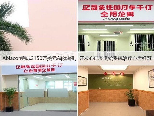 Ablacon完成2150万美元A轮融资，开发心电图测绘系统治疗心房纤颤(图1)