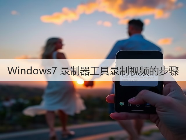 Windows7 录制器工具录制视频的步骤(图1) Windows7 录制器工具录制视频的步骤(图1)