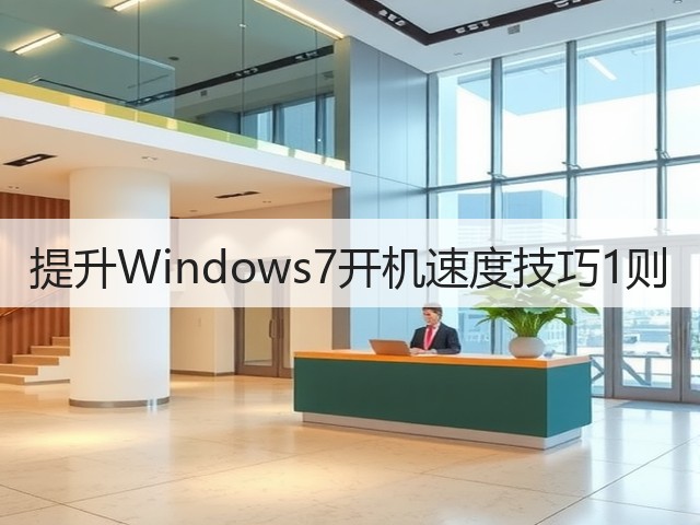 提升Windows7开机速度技巧1则(图1) 提升Windows7开机速度技巧1则(图1)