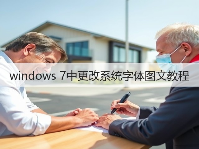 windows 7中更改系统字体图文教程(图2)