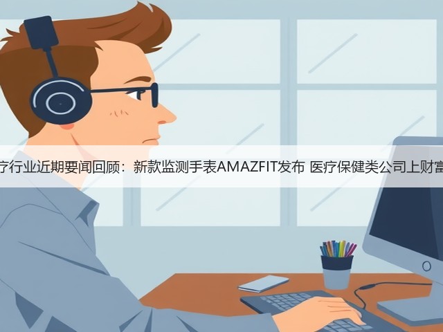 医疗行业近期要闻回顾:新款监测手表AMAZFIT发布 医疗保健类公司上财富榜(图2) 医疗行业近期要闻回顾:新款监测手表AMAZFIT发布 医疗保健类公司上财富榜(图2)