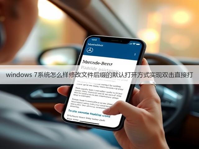 windows 7系统怎么样修改文件后缀的默认打开方式实现双击直接打(图1) windows 7系统怎么样修改文件后缀的默认打开方式实现双击直接打(图1)