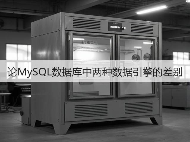 论MySQL数据库中两种数据引擎的差别(图1) 论MySQL数据库中两种数据引擎的差别(图1)