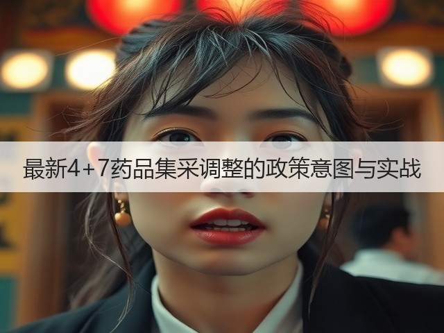最新4+7药品集采调整的政策意图与实战(图1) 最新4+7药品集采调整的政策意图与实战(图1)