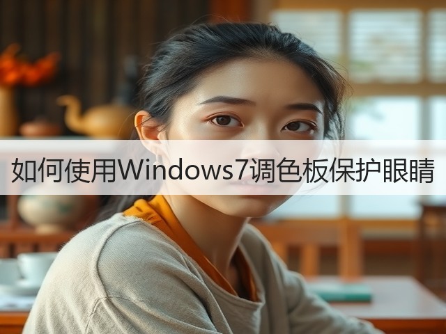 如何使用Windows7调色板保护眼睛(图3) 如何使用Windows7调色板保护眼睛(图3)
