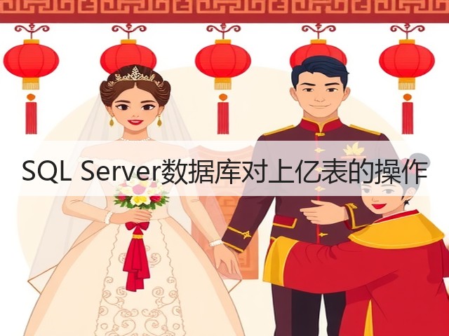SQL Server数据库对上亿表的操作(图2) SQL Server数据库对上亿表的操作(图2)