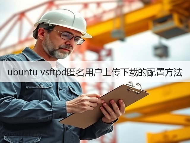 ubuntu vsftpd匿名用户上传下载的配置方法(图1)