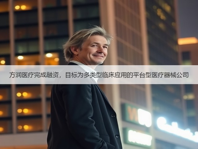 方润医疗完成融资,目标为多类型临床应用的平台型医疗器械公司(图1) 方润医疗完成融资,目标为多类型临床应用的平台型医疗器械公司(图1)