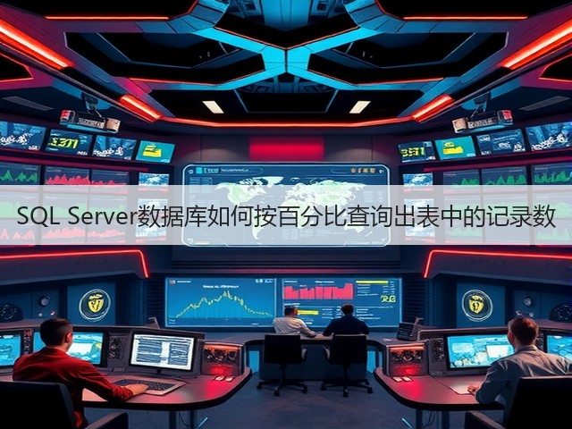 SQL Server数据库如何按百分比查询出表中的记录数(图2) SQL Server数据库如何按百分比查询出表中的记录数(图2)