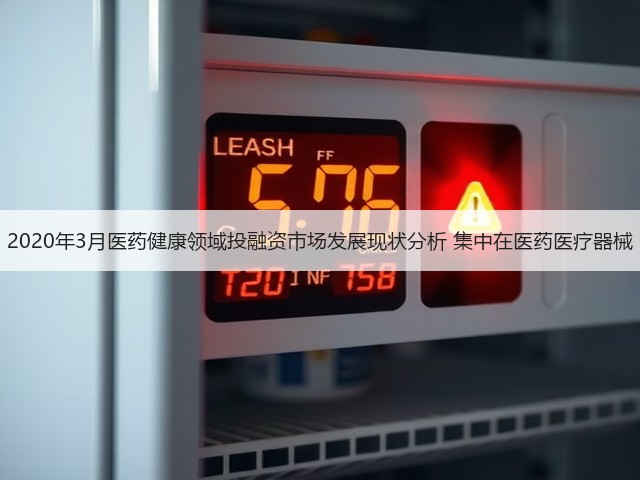 2020年3月医药健康领域投融资市场发展现状分析 集中在医药医疗器械(图3) 2020年3月医药健康领域投融资市场发展现状分析 集中在医药医疗器械(图3)