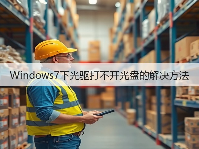 Windows7下光驱打不开光盘的解决方法(图1)