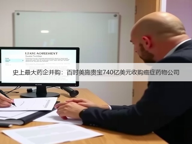 史上最大药企并购:百时美施贵宝740亿美元收购癌症药物公司(图3) 史上最大药企并购:百时美施贵宝740亿美元收购癌症药物公司(图3)