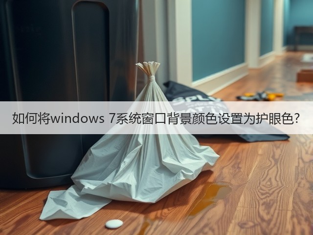 如何将windows 7系统窗口背景颜色设置为护眼色?(图3) 如何将windows 7系统窗口背景颜色设置为护眼色?(图3)