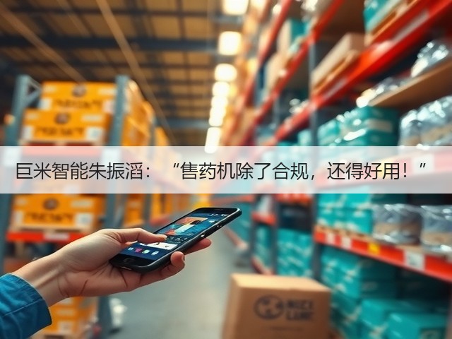 巨米智能朱振滔：“售药机除了合规，还得好用！”(图3)