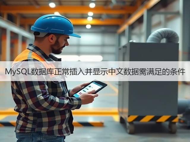 MySQL数据库正常插入并显示中文数据需满足的条件(图1) MySQL数据库正常插入并显示中文数据需满足的条件(图1)