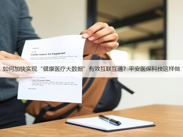 如何加快实现“健康医疗大数据”有效互联互通?平安医保科技这样做(图2) 如何加快实现“健康医疗大数据”有效互联互通?平安医保科技这样做(图2)