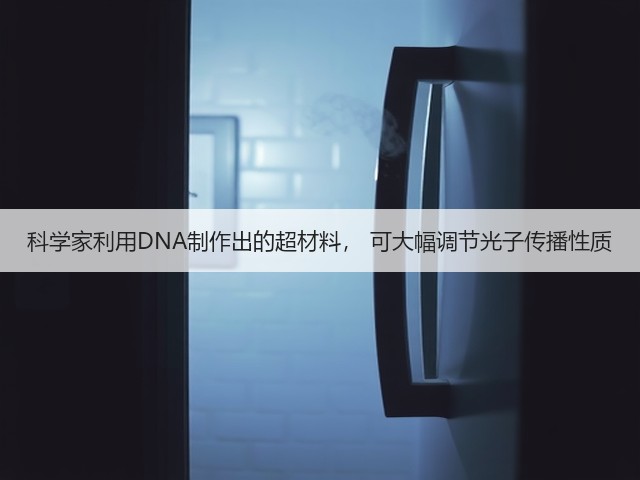 科学家利用DNA制作出的超材料, 可大幅调节光子传播性质(图3) 科学家利用DNA制作出的超材料, 可大幅调节光子传播性质(图3)